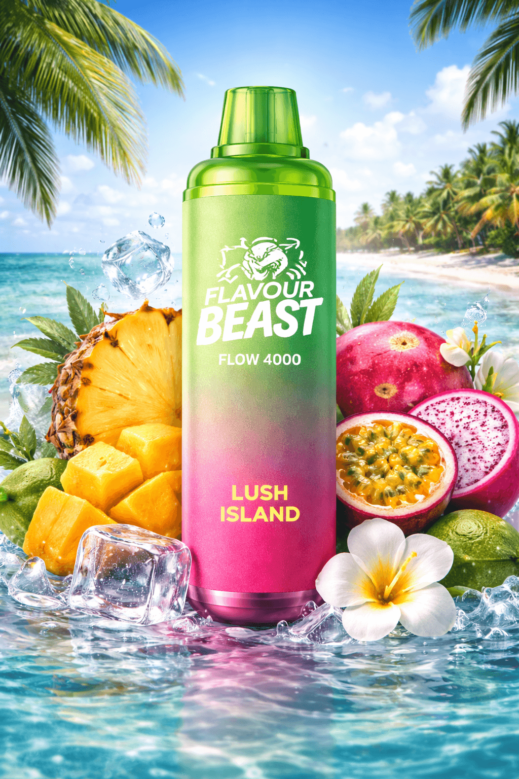 Flavour Beast Flow 4000 Lush Island